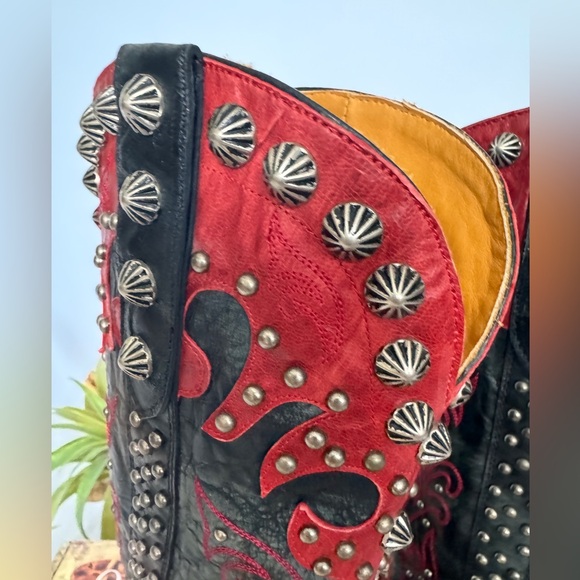 Old Gringo Studded Cowboy Boots 8 - Picture 11 of 13